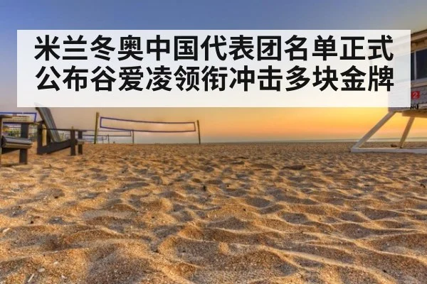 米兰冬奥中国代表团名单正式公布谷爱凌领衔冲击多块金牌